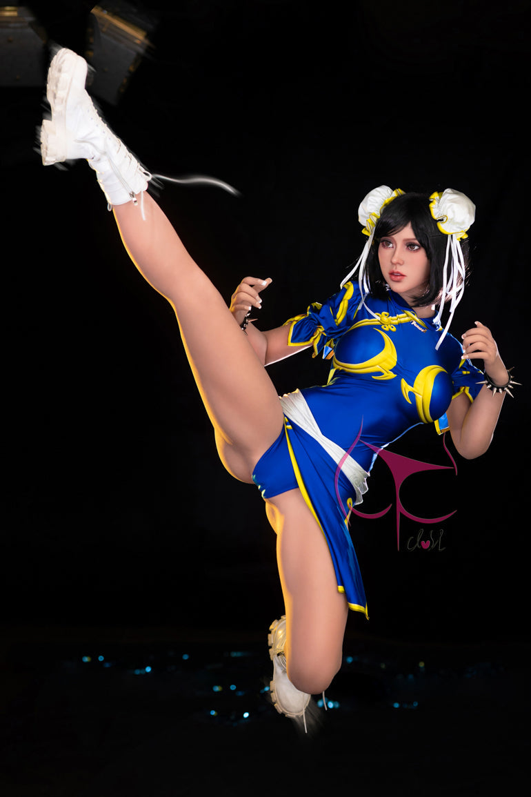 FunWestDoll Lucy cheerleader performing real life sexdoll