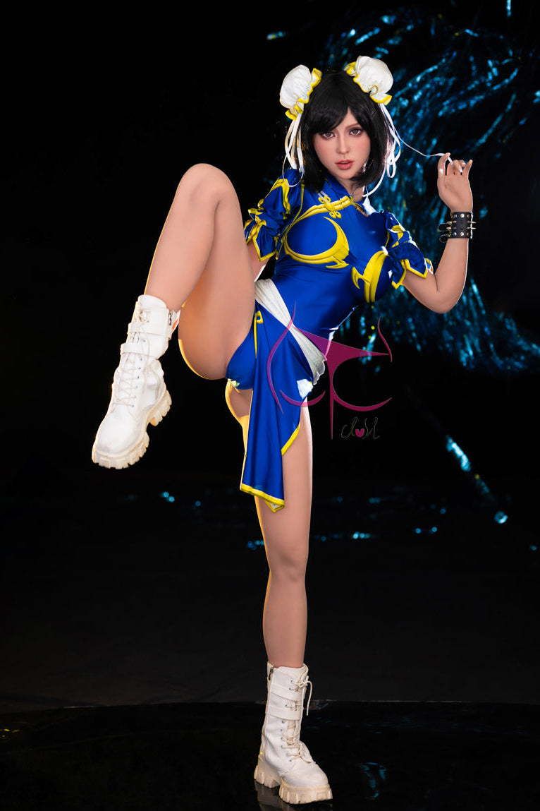 FunWestDoll Lucy gymnast TPE sexdoll front pose