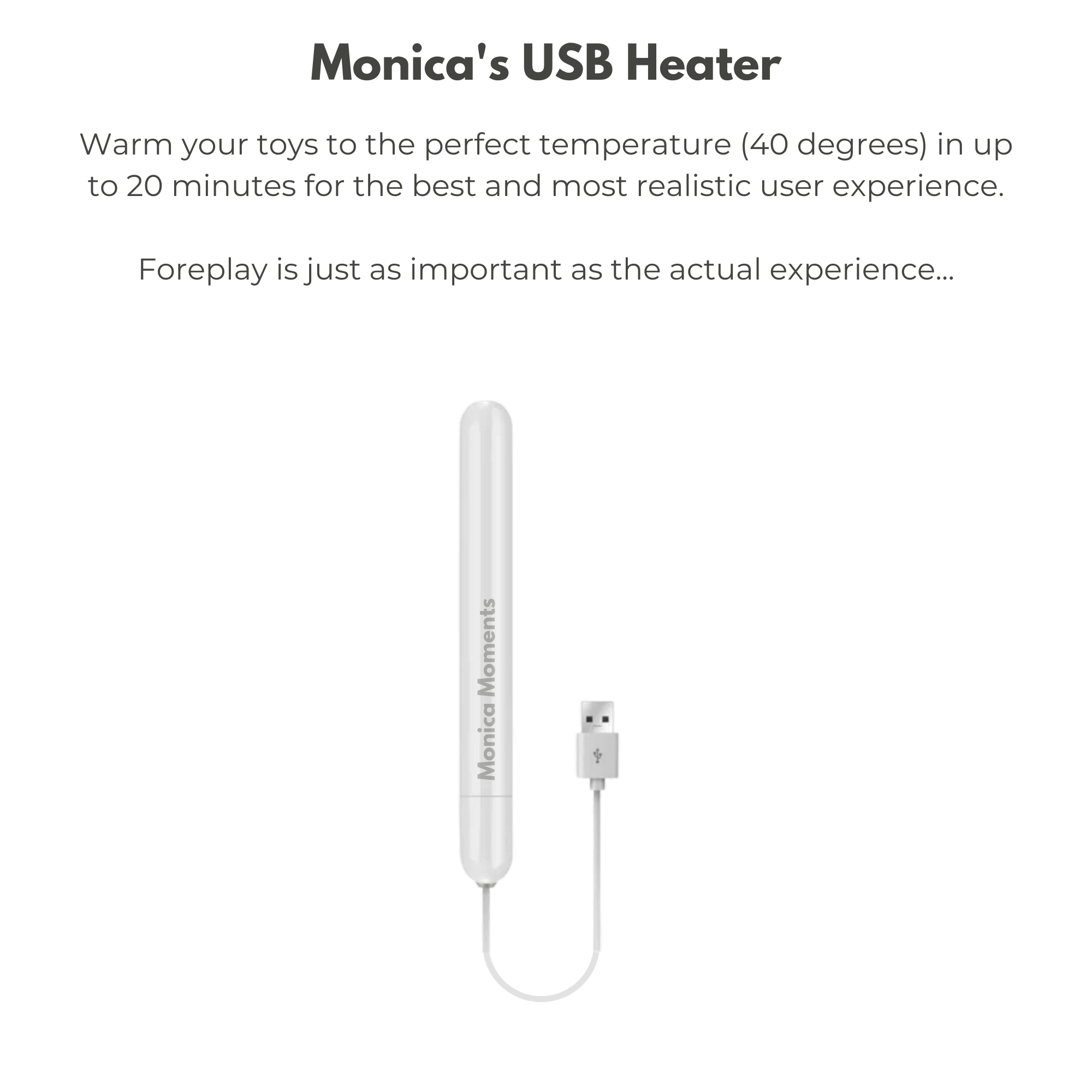 USB Heating element for torso doll