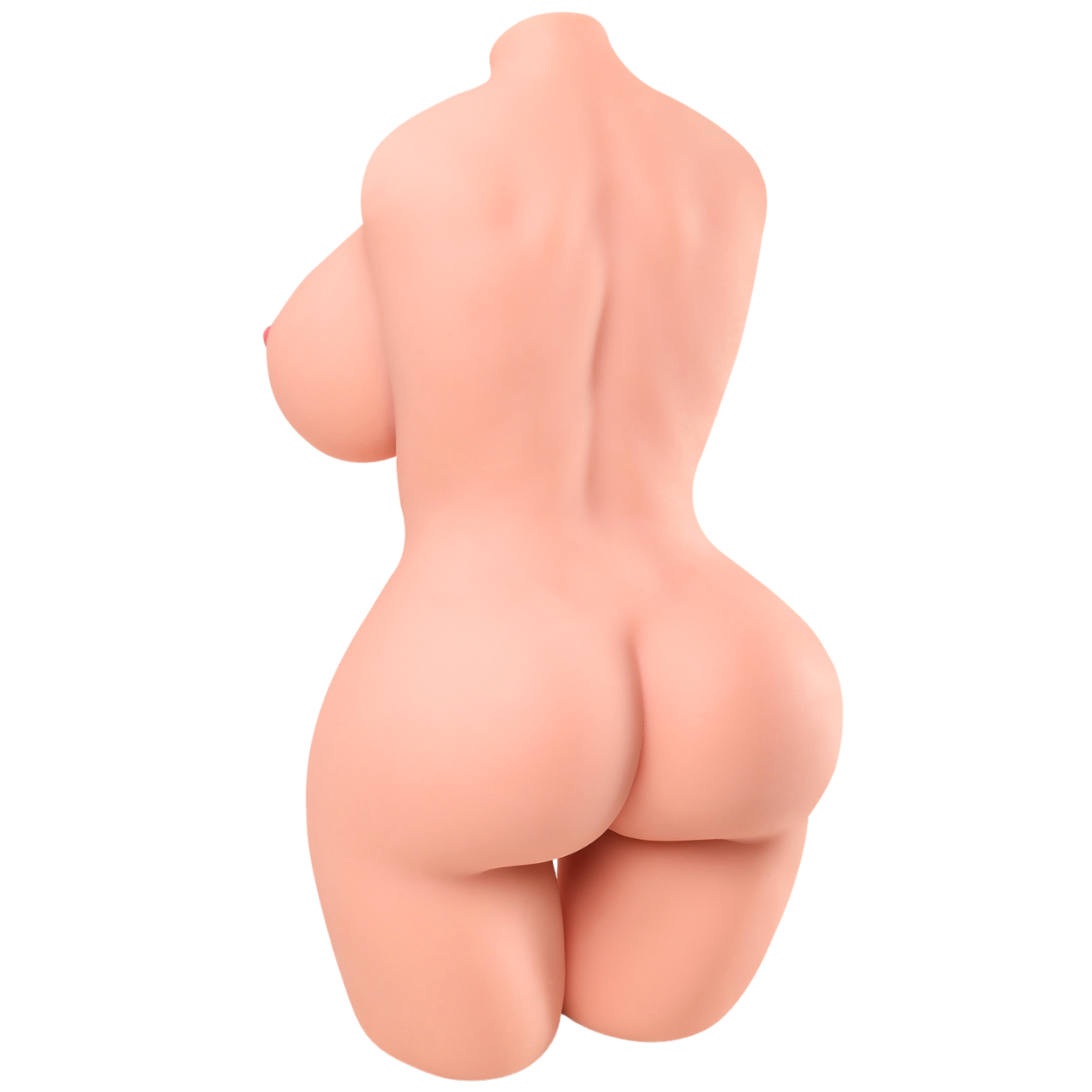 backshot torso sexdoll on white background
