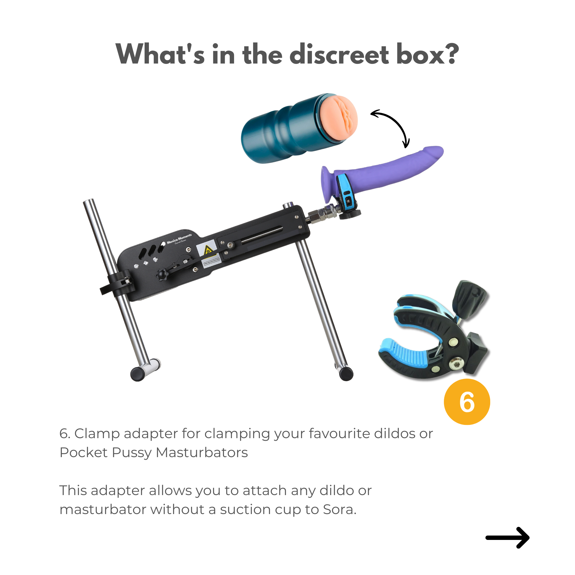 sex machine with dildo and masturbator clamp