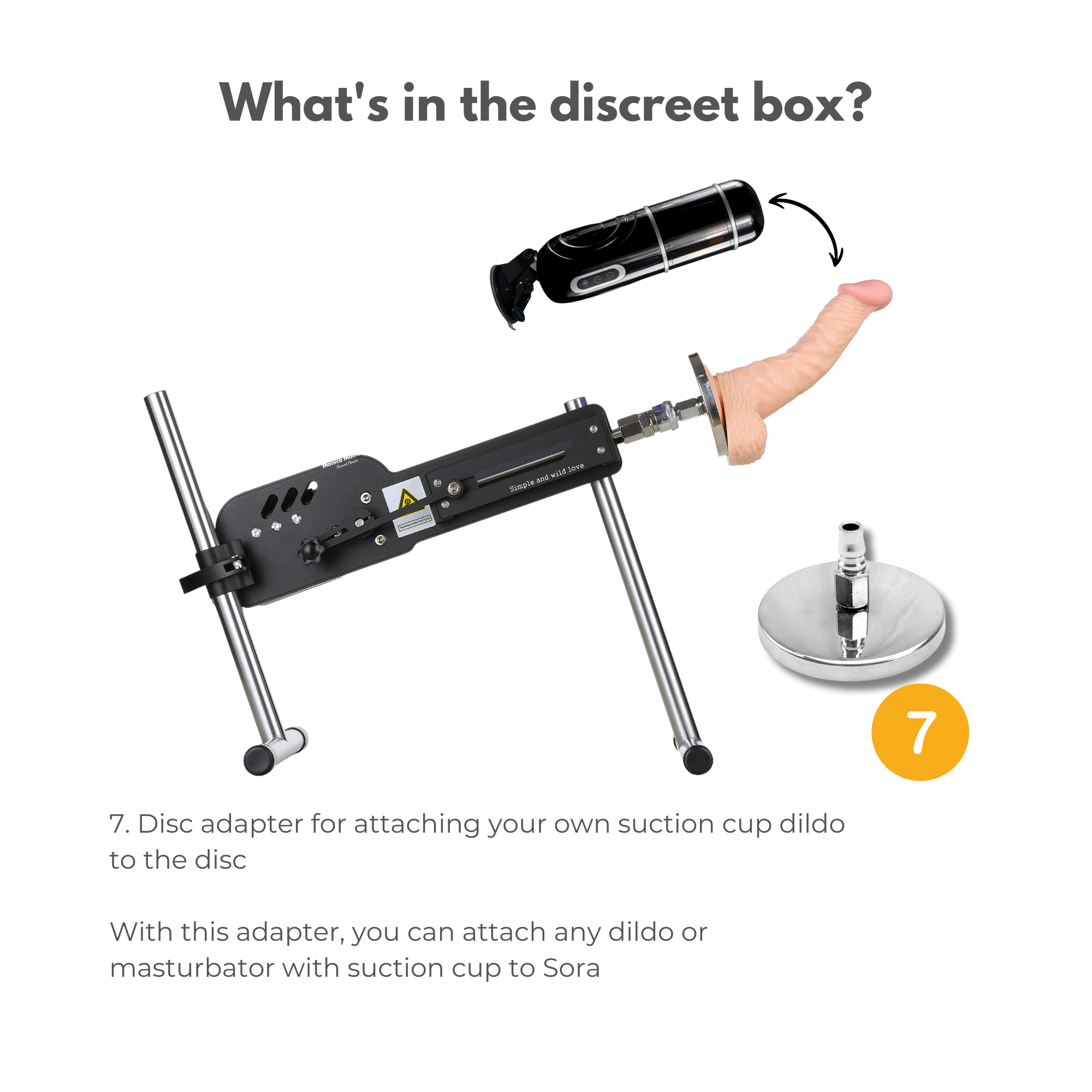 sex machine with dildo and masturbator suction disc