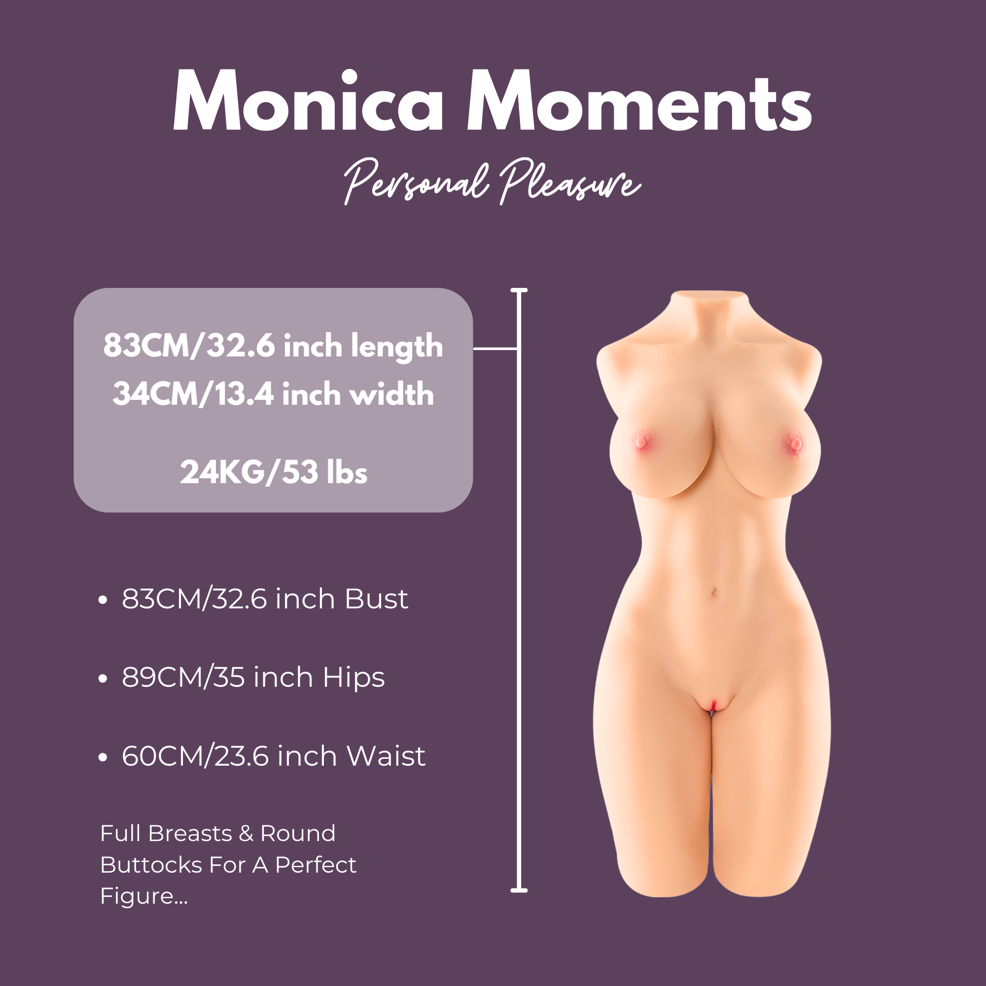 torso sex doll iris measurements