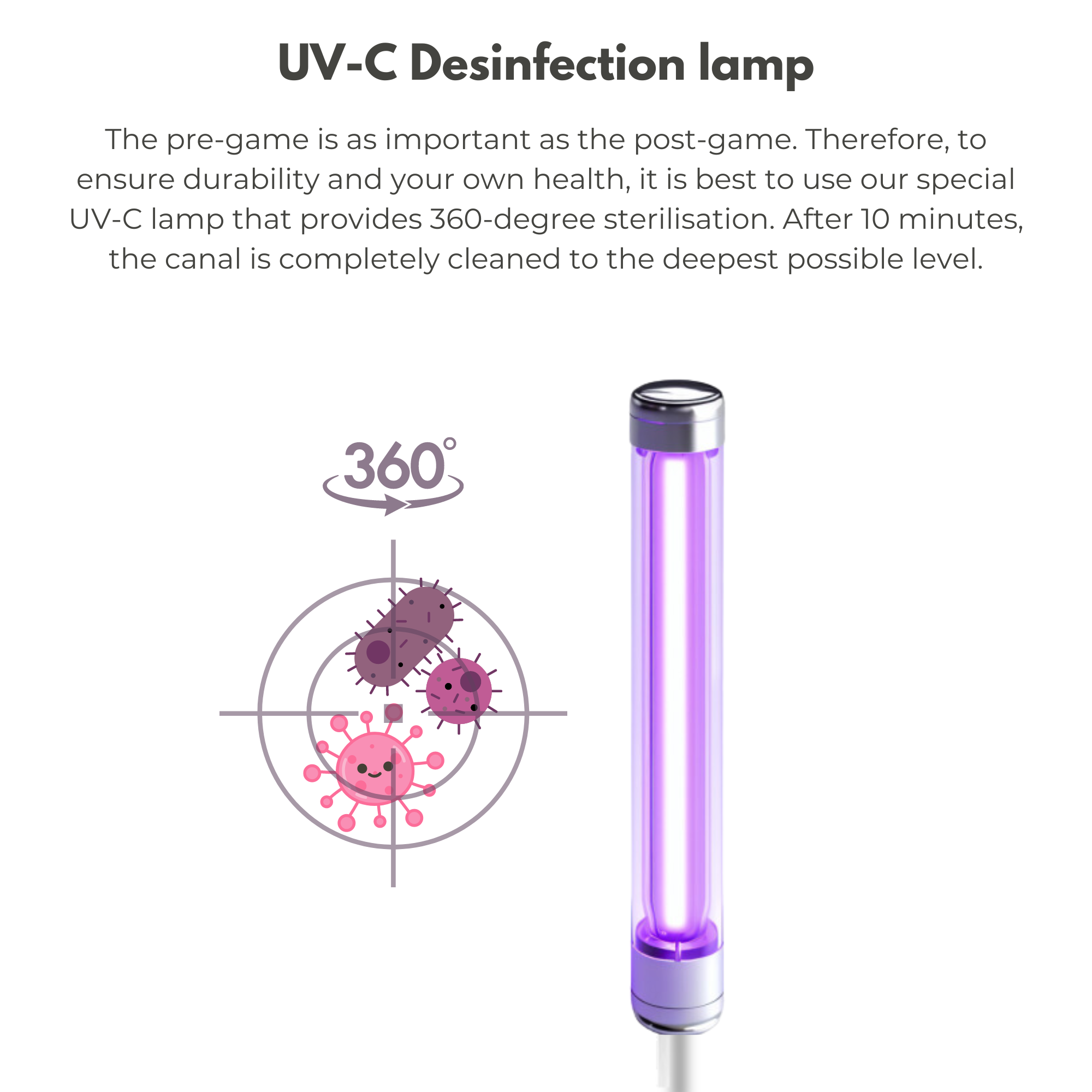 UV-C Desinfection lamp - Monica Moments Germany