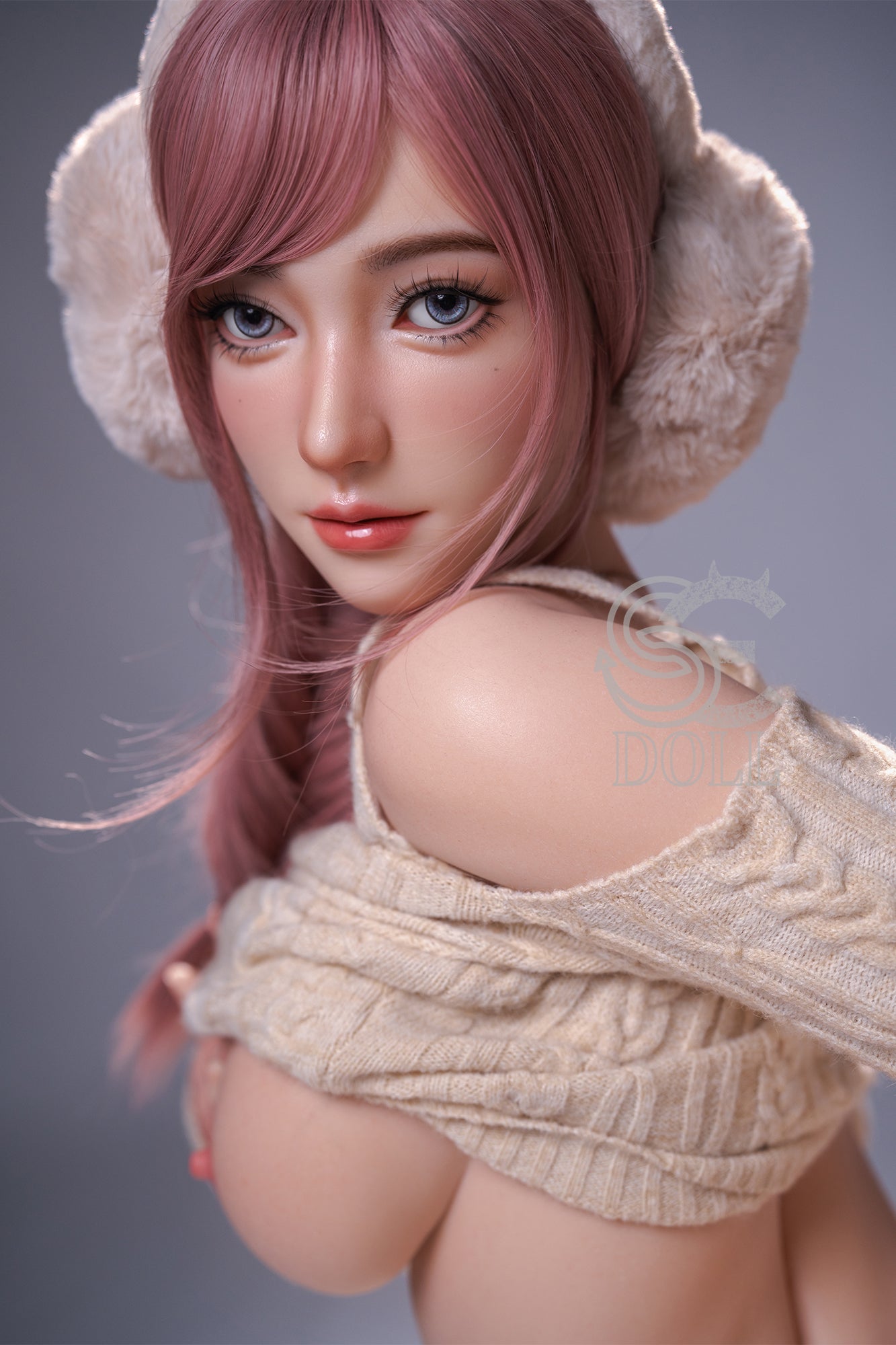 SEDOLL Yuuka sexy Asian woman close up stripping
