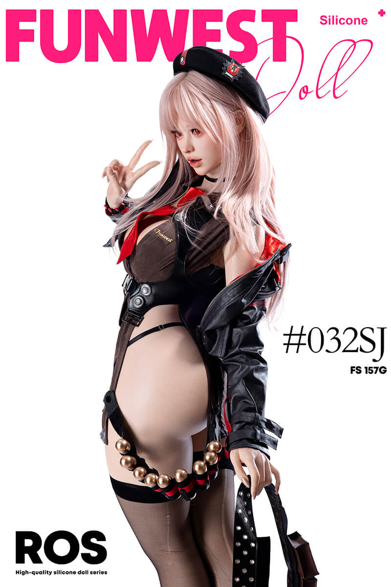 Funwestdoll Lucy Silicone Sexdoll with light pink hair 