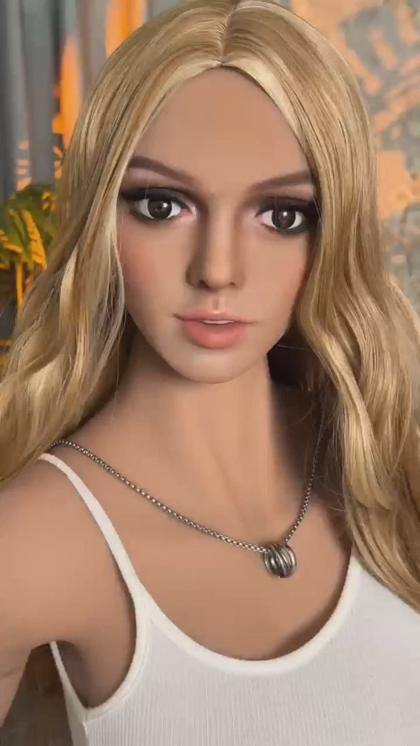 Blonde army sex doll video