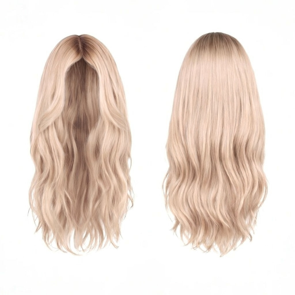 light blonde sexdoll wig 