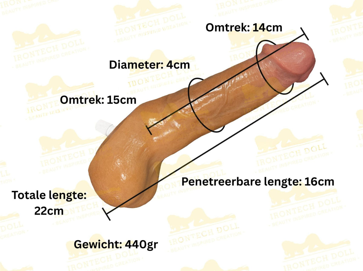 silicone penis from irontech doll